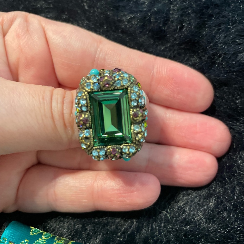 Heidi Daus Damselfly  Crystal Rhinestone Ring Size 6